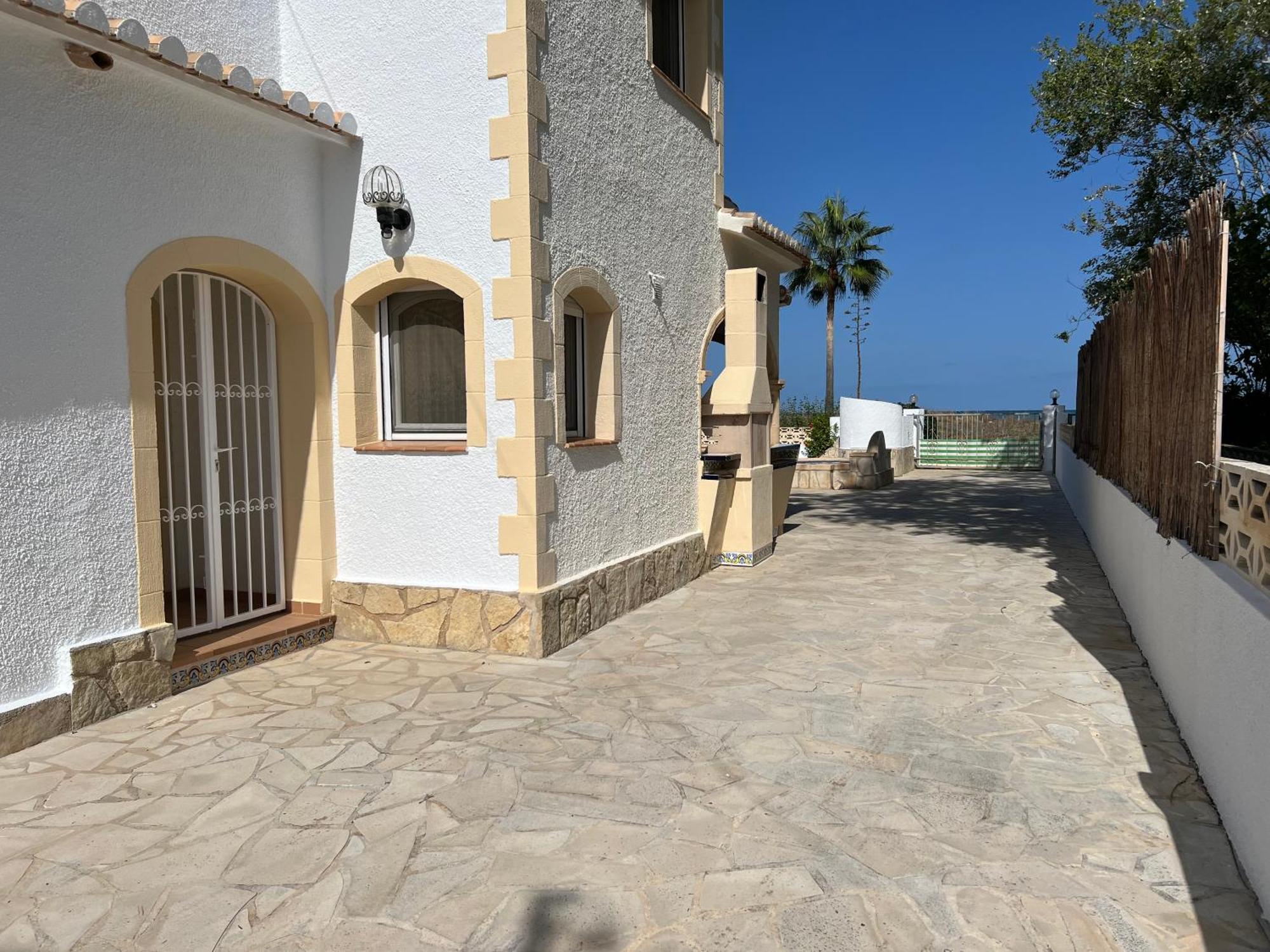 Chalet En La Playa Con Piscina Privada - Holavivienda Inmobiliaria 德尼亚 外观 照片
