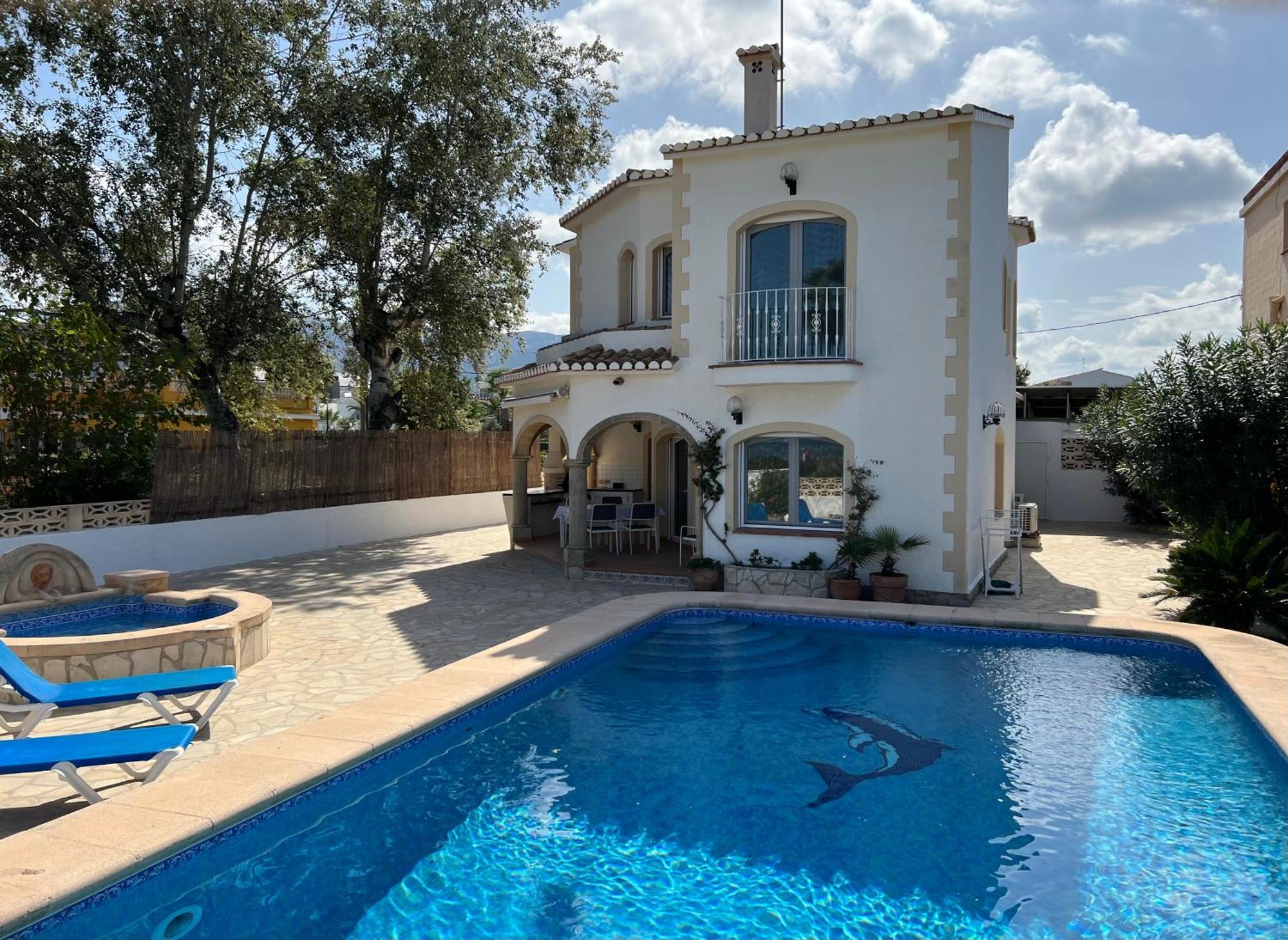 Chalet En La Playa Con Piscina Privada - Holavivienda Inmobiliaria 德尼亚 外观 照片